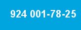 924 001-78-25